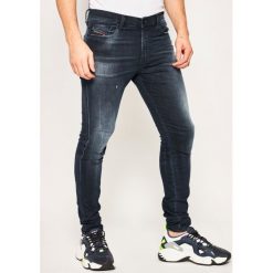 Jeansy Skinny Fit Diesel D-Istory 00SMZS 0098R. Niebieskie jeansy męskie Diesel, m, bez wzorów, z elastanu. W wyprzedaży za 589,00 zł.