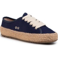 Espadryle EMU AUSTRALIA - Agonis W11411 Midnight. Niebieskie espadryle damskie EMU Australia, bez wzorów, z tworzywa sztucznego, bez obcasa. W wyprzedaży za 239,00 zł.