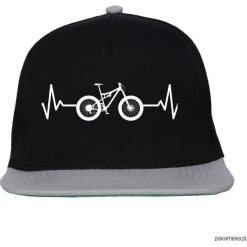 Czapka FullCap EKG FULL black/gray. Czarne czapki damskie marki Pakamera, z nadrukiem. Za 69,00 zł.