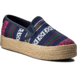 Espadryle damskie na koturnie: Espadryle NAPAPIJRI - Hope 14778789 Navy Ethnic Print N695