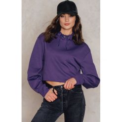 Bluzy damskie: Cheap Monday Bluza z kapturem Attract – Purple