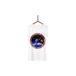 Koszulka Space Shuttle Mission STS-7 Challenger Damska. Białe koszulki damskie Failfake, s, bez wzorów, bez kołnierzyka. Za 130,00 zł.