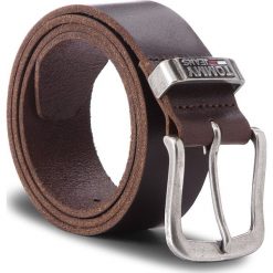 Pasek Męski TOMMY JEANS - Tjm Metal Loop Belt AM0AM03491 85 254. Brązowe paski męskie Tommy Jeans, w paski, z jeansu. Za 229,00 zł.