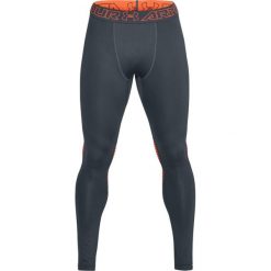 Kalesony męskie: Under Armour Legginsy męskie UA CG REACTOR LEGGING grafitowo pomarańczowe r. XL (1298260-008)