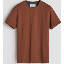 Gładki T-shirt - Brązowy. Pomarańczowe t-shirty damskie marki Reserved, s. Za 24,99 zł.