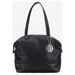 Armani Exchange Torebka Czarny. Czarne torebki klasyczne damskie Armani Exchange, bez wzorów, z materiału, bez dodatków. Za 714,95 zł.