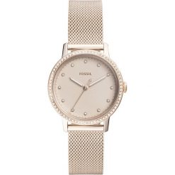 Fossil - Zegarek ES4364. Różowe zegarki damskie Fossil, ze stali. W wyprzedaży za 529,90 zł.