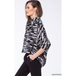 Płaszcz wełniany żakiet Jasmin Look 718 czarny. Czarne płaszcze damskie Pakamera, bez wzorów, z wełny. Za 345,00 zł.