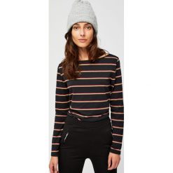 Bluzka w paski. Bluzki damskie Moodo, xs, w paski, bez kołnierzyka, bez rękawów. Za 27,99 zł.