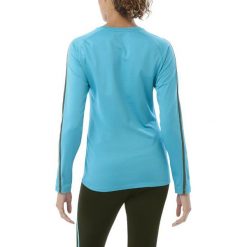 Asics Bluza damska LS Winter Top Aquarium r. M (62342). Niebieskie bluzy sportowe damskie marki Asics, m. Za 150,77 zł.