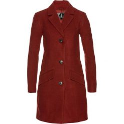 Płaszcz żakietowy bonprix brązowy. Pomarańczowe płaszcze damskie bonprix, klasyczne. Za 129,99 zł.