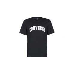 T-shirty z krótkim rękawem Converse CONVERSE COLLEGIATE TEXT SS TEE. Czarne t-shirty męskie Converse, s, bez wzorów, bez kołnierzyka, krótkie. Za 92,70 zł.