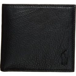 Polo Ralph Lauren BILLFOLD Portfel black. Czarne portfele męskie Polo Ralph Lauren. Za 349,00 zł.