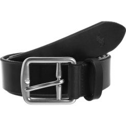 Polo Ralph Lauren Pasek black. Czarne paski męskie marki Polo Ralph Lauren, w paski, z materiału. Za 549,00 zł.