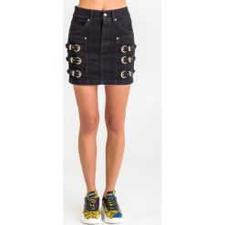 SPÓDNICA VERSACE JEANS COUTURE. Czarne spódniczki damskie uniwersalny, z jeansu. Za 1559,00 zł.