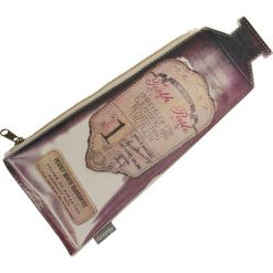 Kosmetyczki damskie: Kosmetyczka w kolorze fioletowym – 27 x 12 x 0,5 cm