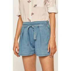 Answear - Szorty. Niebieskie szorty damskie ANSWEAR, s, bez wzorów, z bawełny, casualowe. Za 89,90 zł.