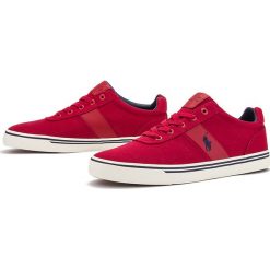 POLO RALPH LAUREN HANFORD > 816508049003. Trampki męskie Ralph Lauren, bez wzorów, z bawełny, eleganckie, bez zapięcia. W wyprzedaży za 269,99 zł.
