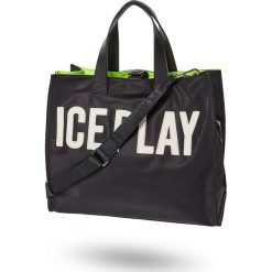 TOREBKA ice play. Czarne torebki klasyczne damskie Ice Play, z aplikacjami, na ramię, duże, z aplikacjami. Za 419,00 zł.