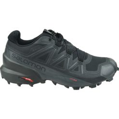 Salomon W Speedcross 5 GTX 407954 buty do biegania damskie czarne 41 1/3. Czarne buty sportowe damskie Salomon, bez wzorów, z tkaniny, do biegania, salomon speedcross, gore-tex. W wyprzedaży za 599,99 zł.