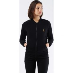 "Bomber" Damski Czarna "Gold". Czarne bluzy damskie Edward Orlovski, xs, bez wzorów, bez rękawów, bez kaptura. Za 120,00 zł.