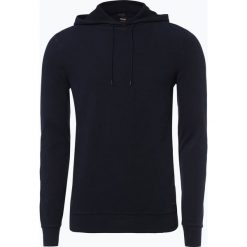 Bluzy męskie: BOSS Casual – Męska bluza nierozpinana – Walter, niebieski