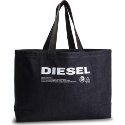 Torebka DIESEL - D-Thisbag Shopper L X05513 PR413 T6065. Niebieskie torby damskie na zakupy Diesel, bez wzorów, z materiału, eleganckie, duże, bez dodatków. W wyprzedaży za 369,00 zł.