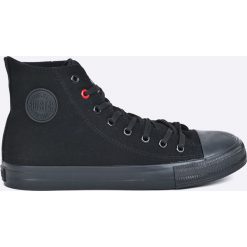 Big Star - Trampki. Czarne trampki męskie BIG STAR, z materiału, na sznurówki. Za 89,90 zł.