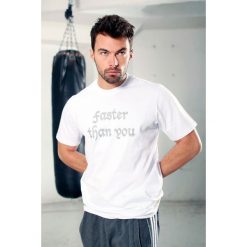 T-shirty męskie: Adidas ” Faster Than You ” T-shirt – Mężczyźni – white_s