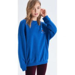 Bluza - Niebieski. Niebieskie bluzy damskie Cropp, s, bez wzorów, bez rękawów, bez kaptura. Za 79,99 zł.