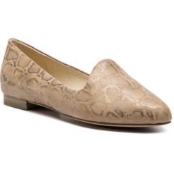 Półbuty CAPRICE - 9-24203-22 Sand Snake 365. Żółte półbuty damskie Caprice, ze skóry. W wyprzedaży za 159,00 zł.