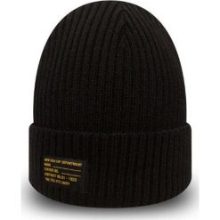 New Era - Czapka. Czarne czapki męskie marki New Era, z wełny. W wyprzedaży za 89,90 zł.