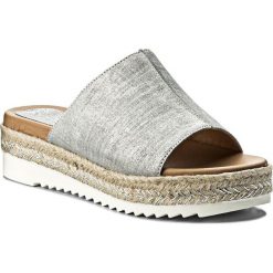 Espadryle ANN MEX - 8540 11PR Szary. Szare espadryle damskie marki Ann Mex, bez wzorów, ze skóry, bez obcasa, na obcasie. W wyprzedaży za 209,00 zł.