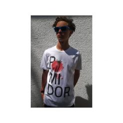 Pomidor. Białe t-shirty męskie marki Kurdemol, xxl, bez wzorów, z dekoltem na plecach. Za 85,00 zł.