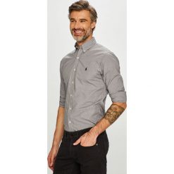 Polo Ralph Lauren - Koszula. Czarne koszule męskie marki Polo Ralph Lauren, s, w kratkę, z bawełny, polo, z długim rękawem. Za 469,90 zł.