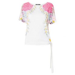Desigual T-Shirt Damski Ts Amur S Biały. Białe koszulki damskie Desigual, s, bez wzorów, bez kołnierzyka, bez rękawów. Za 229,00 zł.