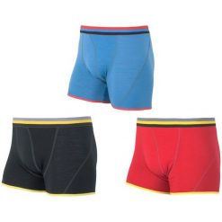 Sensor Bokserki Merino Wool 3-Pack Black / Red / Blue XXL. Czerwone slipy męskie termoaktywne Sensor, xxl, bez wzorów, z wełny. Za 289,00 zł.