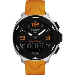 PROMOCJA ZEGAREK TISSOT TOUCH COLLECTION T081.420.17.057.02. Czarne zegarki męskie marki TISSOT, ze stali. W wyprzedaży za 1804,00 zł.