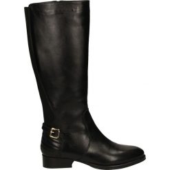 Buty zimowe damskie: Kozaki ocieplane - OLIVIA1520 BL