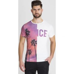 T-SHIRT ICE PLAY. Białe t-shirty męskie xl, z nadrukiem, z elastanu, z okrągłym kołnierzem. Za 195,00 zł.
