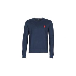 Bluzy U.S Polo Assn. USPA CREW NECK FLC. Niebieskie bluzy męskie marki U.S. Polo Assn., s. Za 186,20 zł.