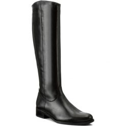 Buty zimowe damskie: Oficerki WOJAS - 7720-51 Czarny