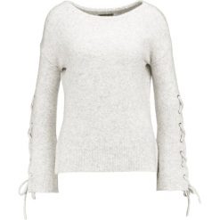 Swetry klasyczne damskie: Mint Velvet LACE UP BOXY Sweter oatmeal marl