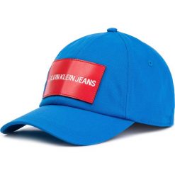 Czapka z daszkiem CALVIN KLEIN JEANS - J K40K400258 450. Niebieskie czapki damskie Calvin Klein Jeans, bez wzorów, z bawełny. Za 159,00 zł.