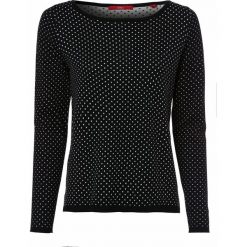 Swetry klasyczne damskie: s.Oliver Casual – Sweter damski, czarny