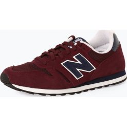 New Balance - Tenisówki męskie z dodatkiem skóry, czerwony. Czerwone trampki męskie New Balance, bez wzorów, ze skóry, sportowe, bez zapięcia. Za 369,95 zł.