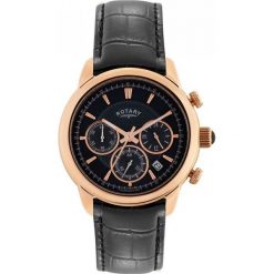 ZEGAREK ROTARY MONACO GS02879/04. Czarne zegarki męskie marki ROTARY, ze stali. Za 1090,00 zł.