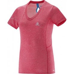 Salomon Koszulka Z Krótkim Rękawem Park Ss Tee W Lotus Pink S. Różowe bluzki sportowe damskie marki Salomon, s, z materiału. W wyprzedaży za 112,00 zł.