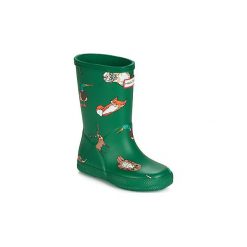 Kalosze Dziecko Hunter KIDS FRST CLSSIC HIGHLAND PRNT. Zielone kalosze dziewczęce marki Hunter. Za 179,00 zł.