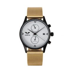 Zegarek Vendetta Zegarek damski Venice white/gold mesh VE1045 uniwersalny. Białe zegarki damskie Vendetta. Za 485,10 zł.